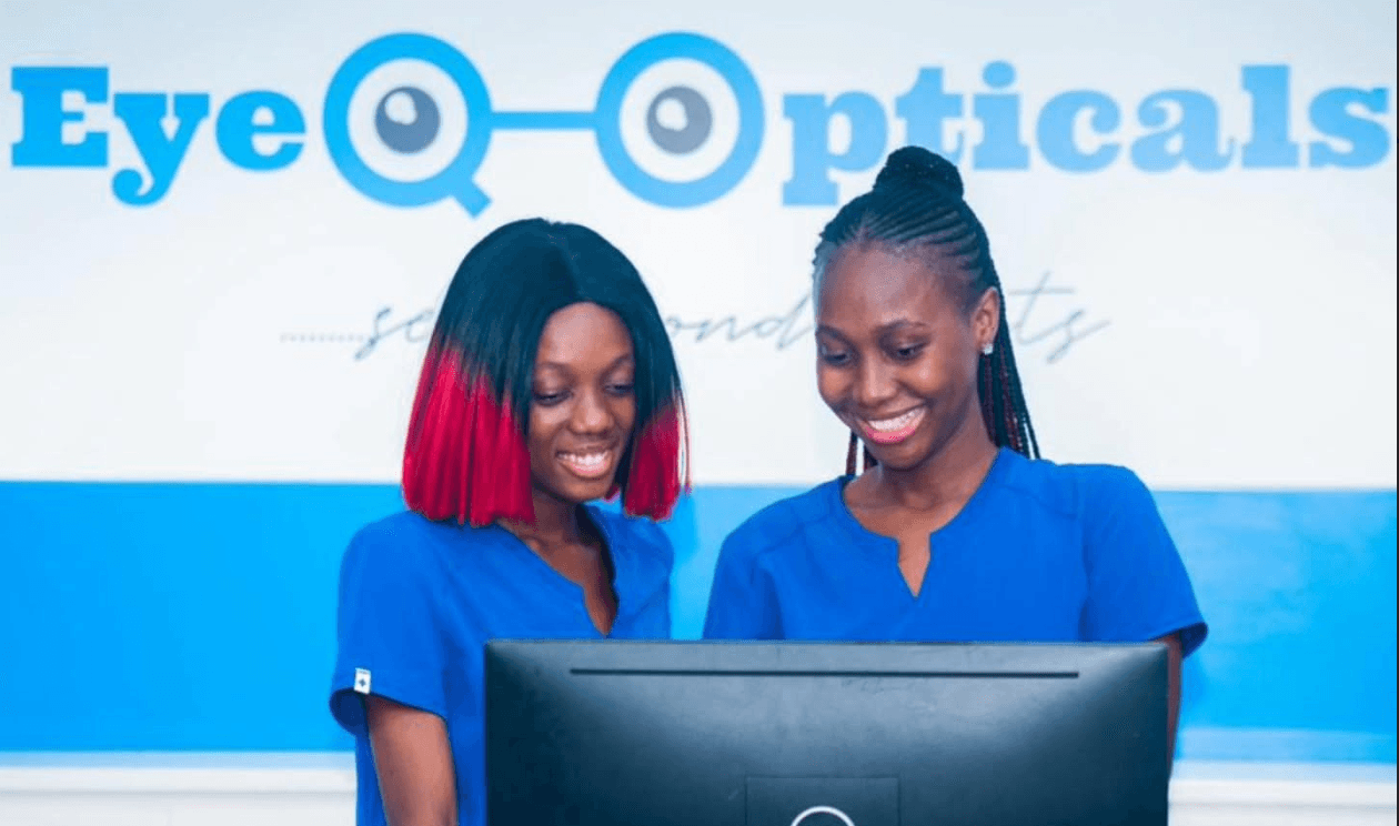 EyeQ Opticals reception area